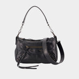 Le City Moto Mini Shoulder Bag - Balenciaga - Leather - Black