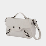 Le City Nano Shopper Bag - Balenciaga - Leather - White