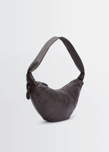 Large Croissant Crossbody bag - Lemaire - Leather - Chocolate