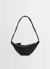 Small Croissant Crossbody - Lemaire - Leather - Black