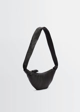 Small Croissant Crossbody - Lemaire - Leather - Black