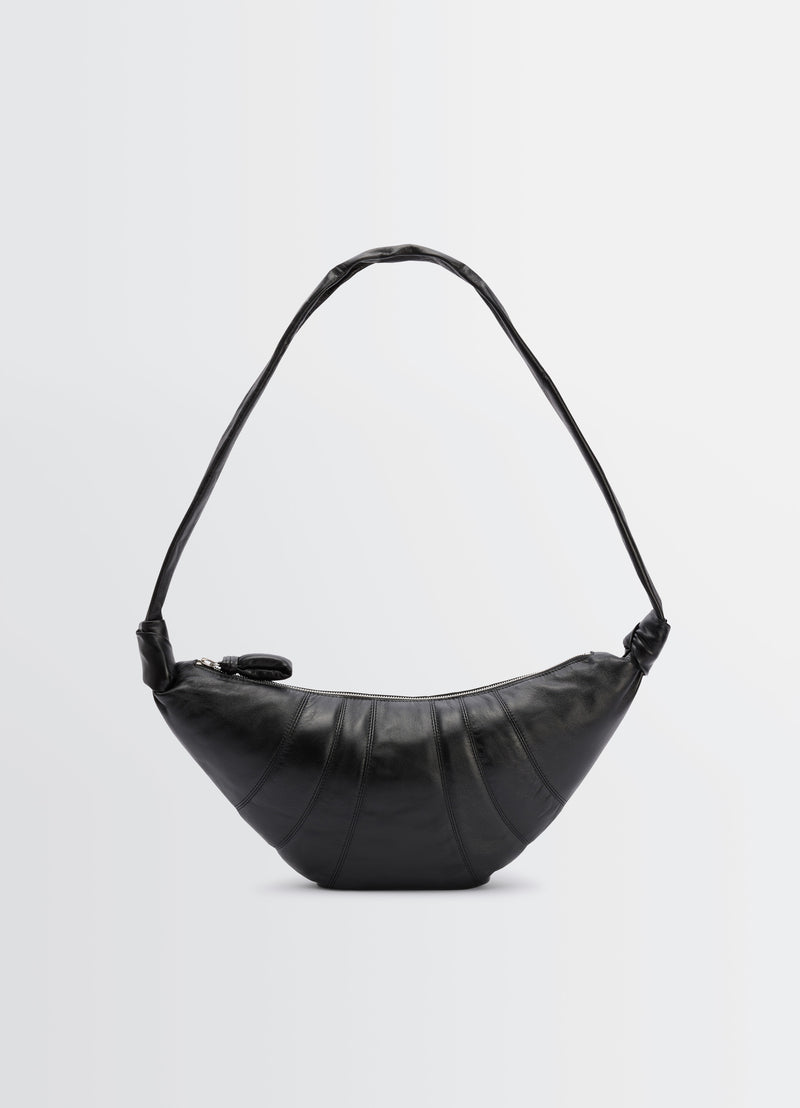 Medium Croissant Crossbody  - Lemaire - Leather - Black