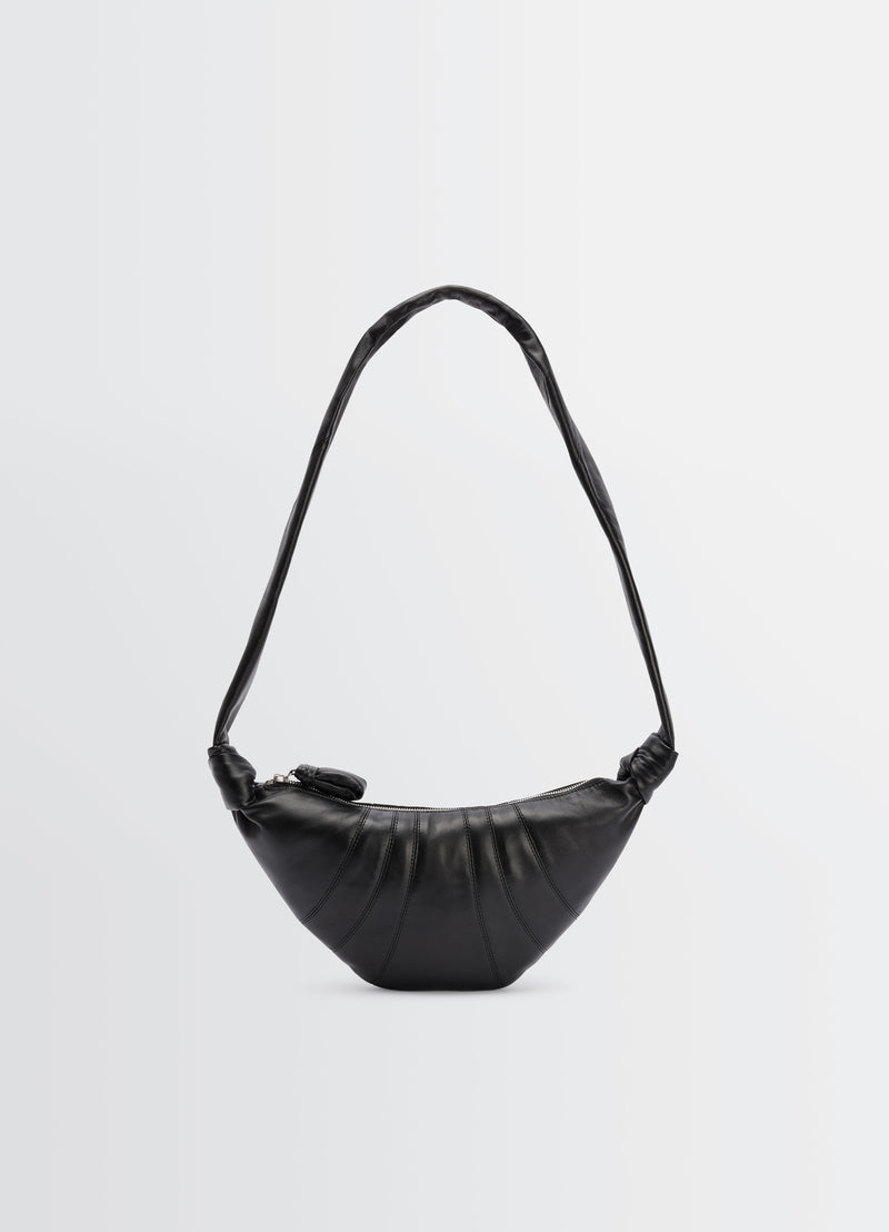 Small Croissant Bag - Lemaire - Leather - Black