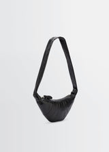 Small Croissant Bag - Lemaire - Leather - Black