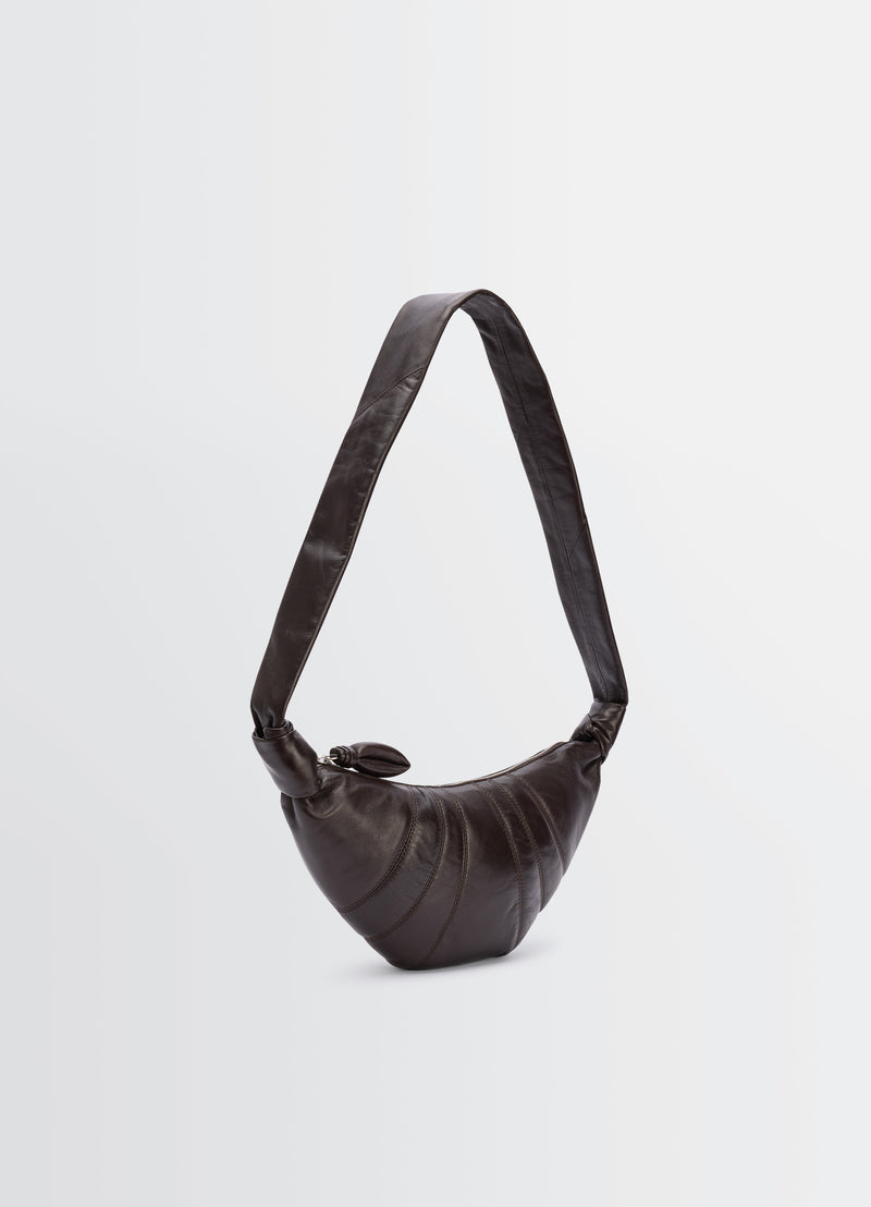 Small Croissant Bag - Lemaire - Leather - Dark Chocolate