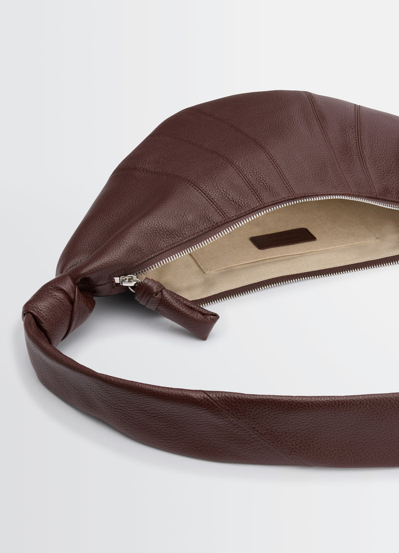Medium Croissant Crossbody - Lemaire - Leather - Brown