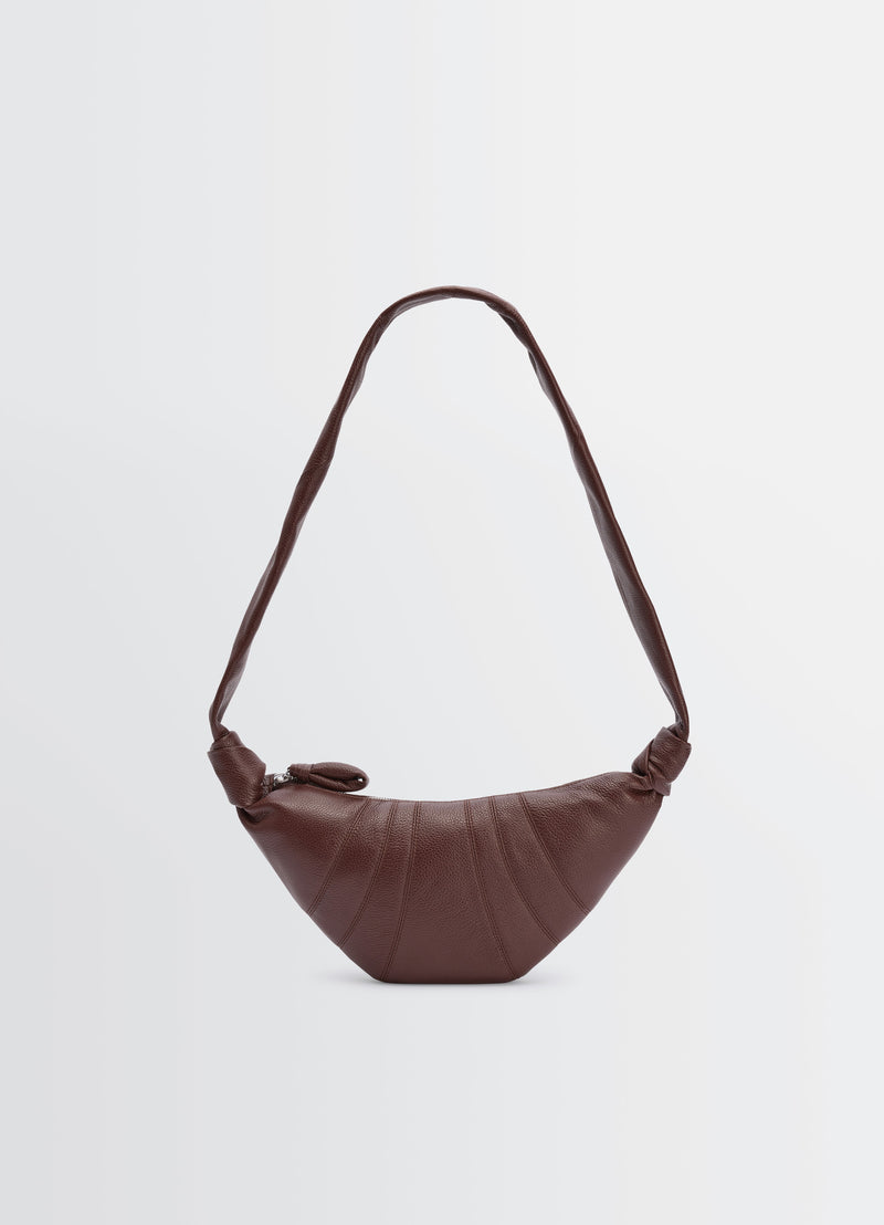 Small Croissant Crossbody - Lemaire - Leather - Brown