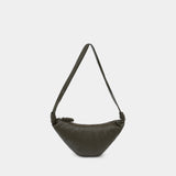 Medium Crescent Shoulder Bag - Lemaire - Leather - Dark Green