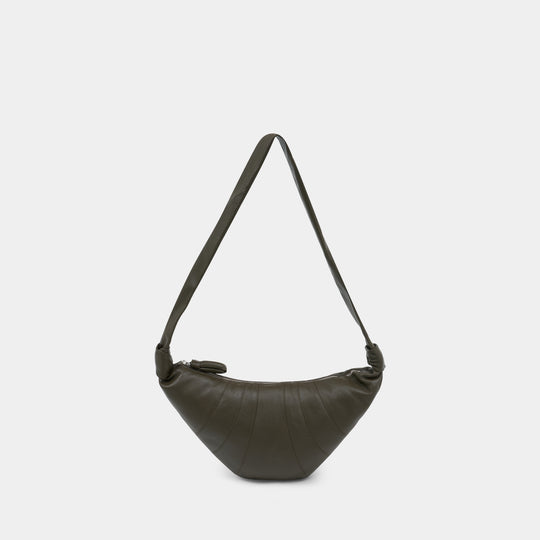 Medium Crescent Shoulder Bag - Lemaire - Leather - Dark Green
