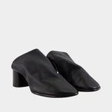 Glove Mules - Lemaire - Leather - Dark Brown