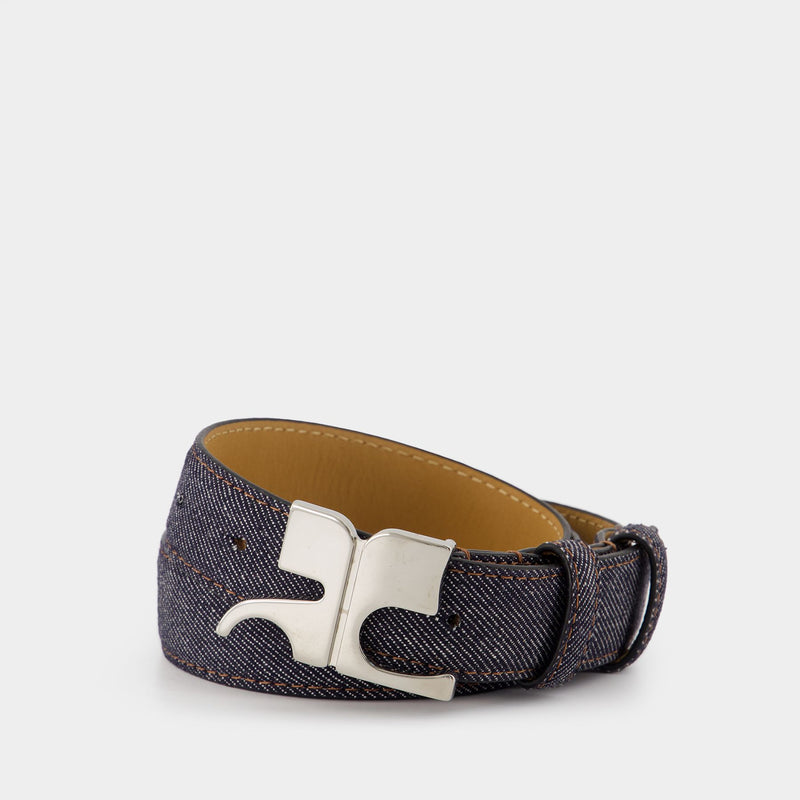 Ac Belt - Courreges - Cotton - Grey