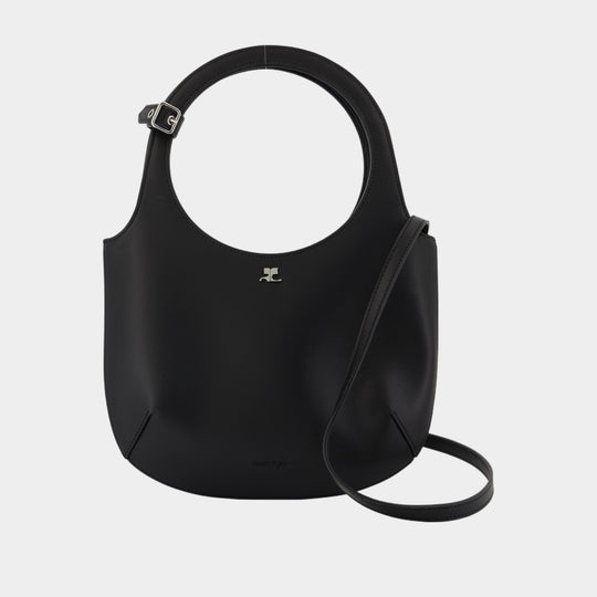 Holy Purse - Courreges - Leather - Black