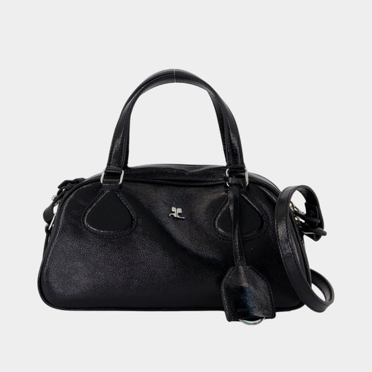 Friday Purse - Courreges - Leather - Black