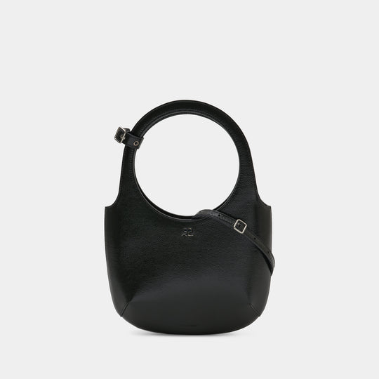 Holy Handbag - Courreges - Leather - Black