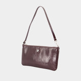 Ac Shoulder Bag - Courreges - Leather - Burgundy