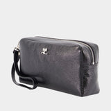 Ac Beauty Pouch - Courreges - Cotton - Black