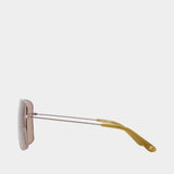24 Sunglasses - Courreges - Metal - Brown