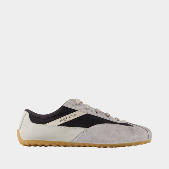 Boxing trainers - Alexander McQueen - Leather - Black/Grey