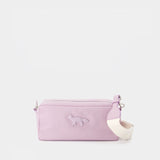 Cloud Baguette Shoulder Bag - Maison Kitsune - Leather - Lilac