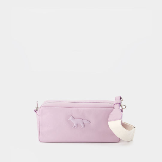 Cloud Baguette Shoulder Bag - Maison Kitsune - Leather - Lilac