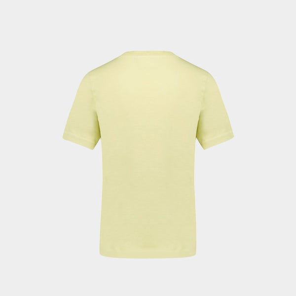 Baby Fox Patch T-Shirt - Maison Kitsune - Cotton - Yellow