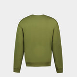 Bold Fox Head Patch Comfort Sweat - Maison Kitsune - Cotton - Green