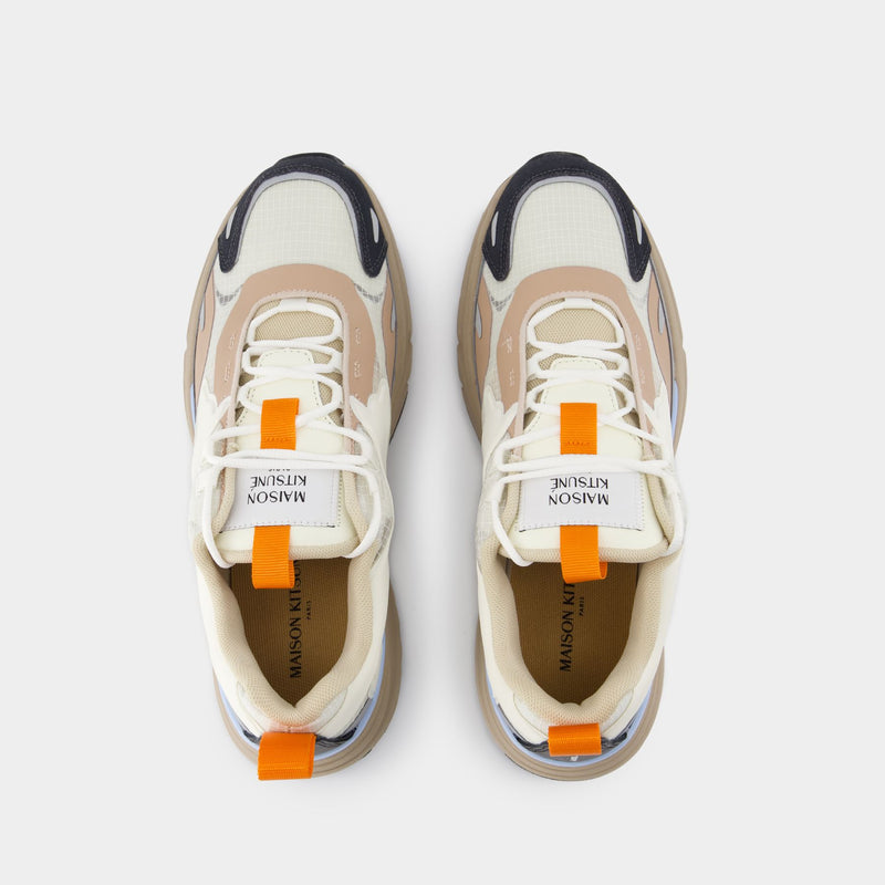 Sora Sneakers - Maison Kitsune - Leather - Green