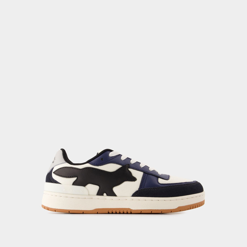 Chiru Sneakers - Maison Kitsune - Leather - Blue