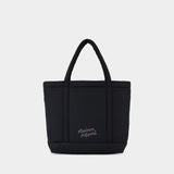 Fox Head Puffer Medium Shopper Bag - Maison Kitsune - Nylon - Black