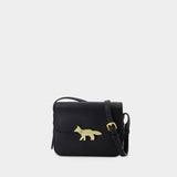 Edie Shoulder Bag - Maison Kitsune - Leather - Black