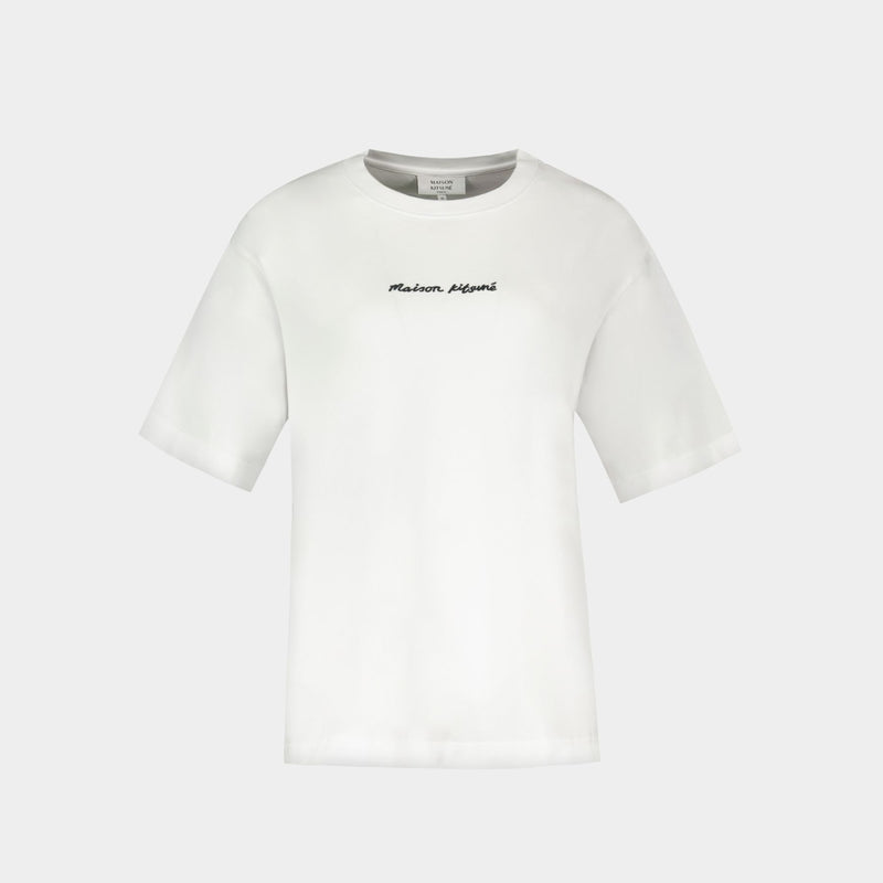 Oversize T-Shirt - Maison Kitsune - Cotton - White