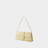 Le Bambino Long Crossbody - Jacquemus - Leather - Ivory