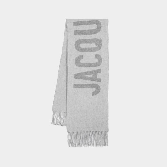 L'echarpe Jacquemus Scarf - Jacquemus - Wool - Grey