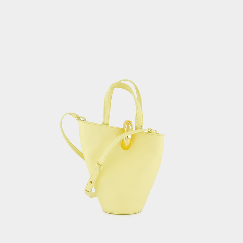 Le Petit Bambola Shopper Bag - Jacquemus - Leather - Pale Yellow