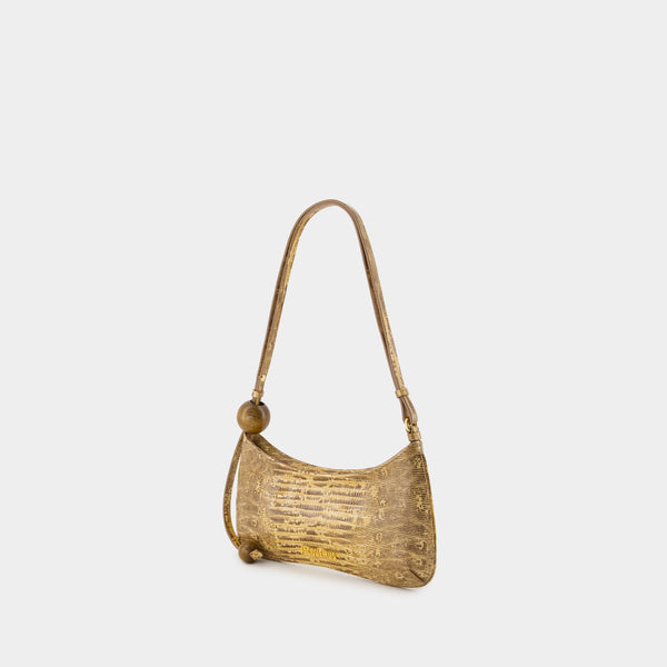 Le Bisou Perle Shoulder Bag - Jacquemus - Leather - Beige