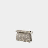 La Petite Pochette Rond Carré - Jacquemus - Leather - Animal print