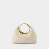 Le Petit Calino Clutch - Jacquemus - Leather - Beige