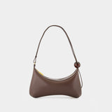 Le Grand Bisou Perle Shoulder Bag - Jacquemus - Leather - Brown