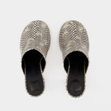 Les Mules Bisou - Jacquemus - Leather - Animal print