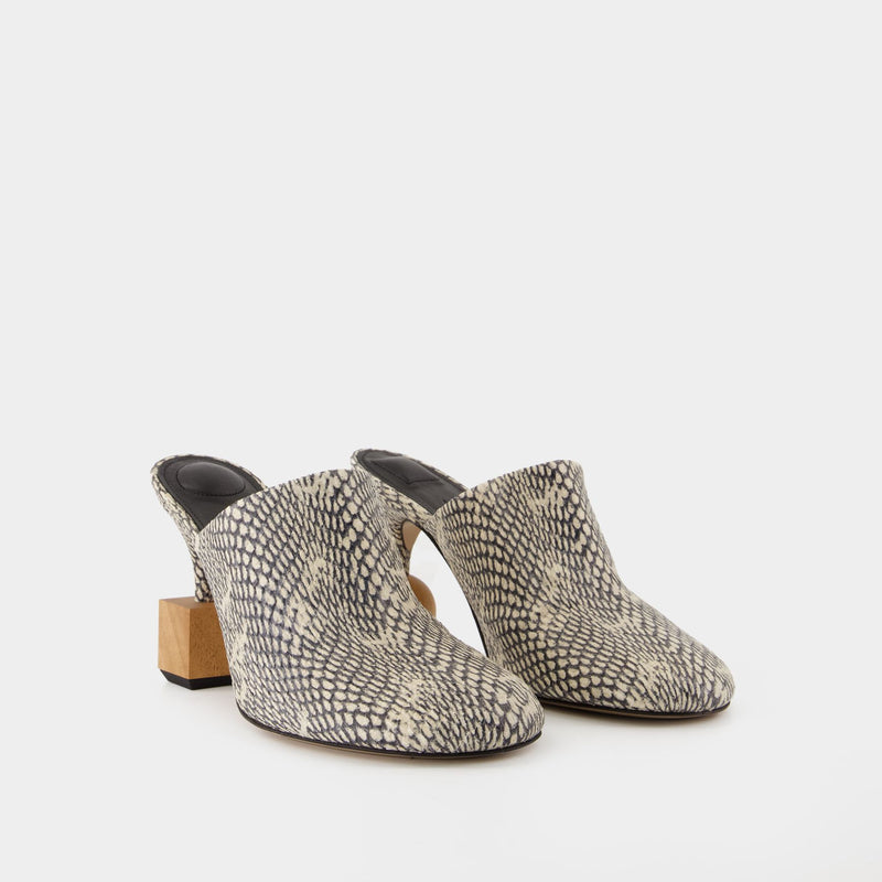 Les Mules Bisou - Jacquemus - Leather - Animal print