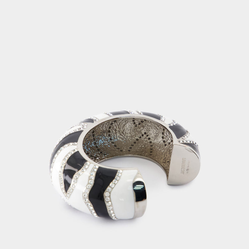 The Zebra Bracelet - Jacquemus - Metal - Black