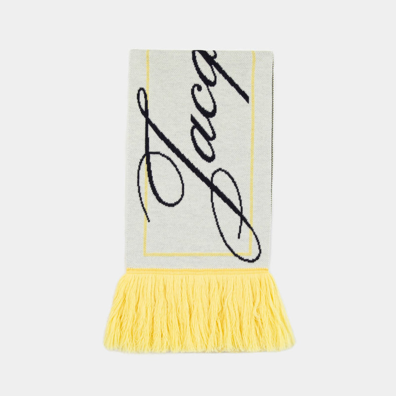 L'echarpe Liga Scarf - Jacquemus - Wool - Yellow