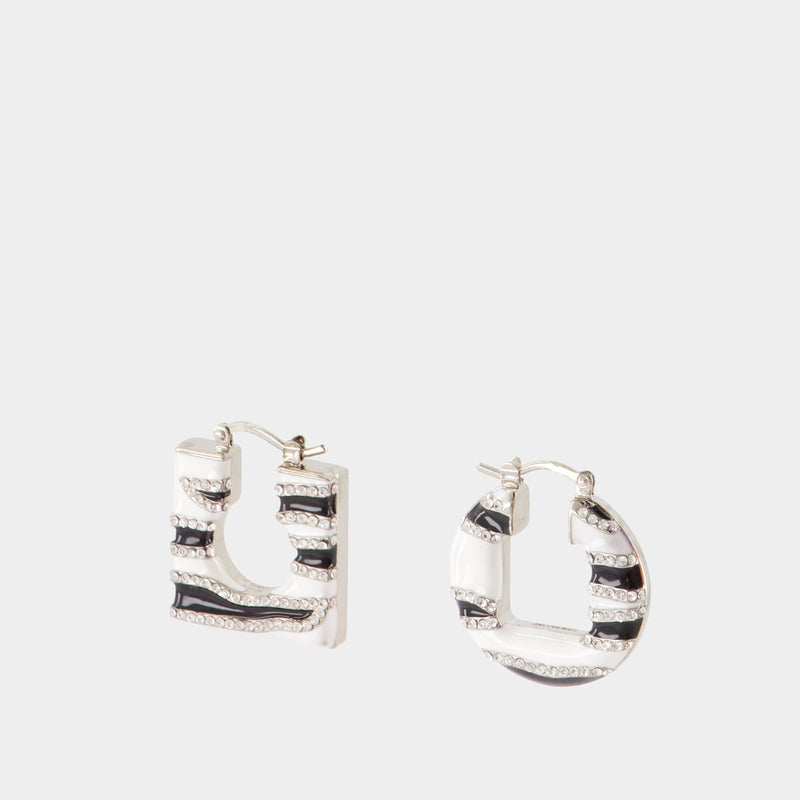 Les Boucles Rond Carre - Jacquemus - Metal - Black