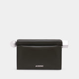 La Pochette Rond Carré - Jacquemus - Leather - Green