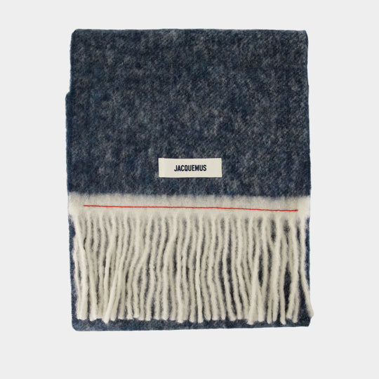 L'Echarpe Carro - Jacquemus - Wool - Blue