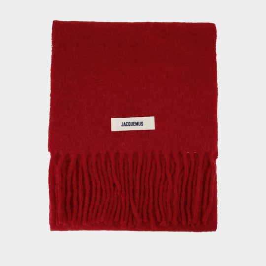 L'Echarpe Carro - Jacquemus - Wool - Red