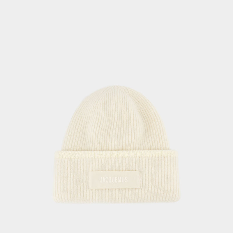 Le Bonnet Gros Grain - Jacquemus - Wool - White