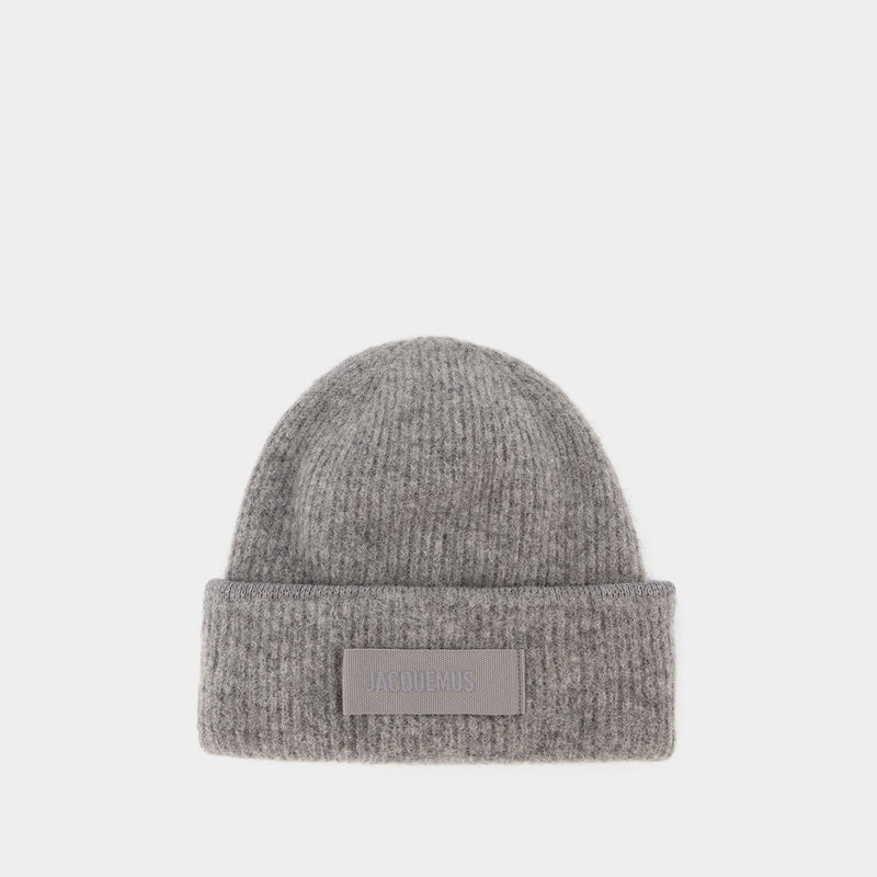 Le Bonnet Gros Grain - Jacquemus - Wool - Grey