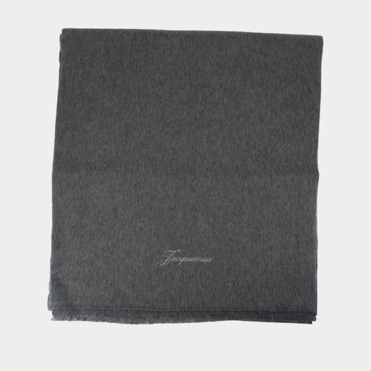 L'Echarpe Tailleur - Jacquemus - Wool - Grey