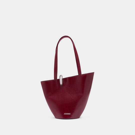 Le Bambola Moyen - Jacquemus - Leather - Burgundy